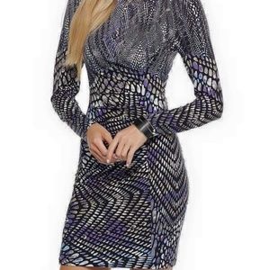 Multicolor Stretch lined mini dress by Tart XS